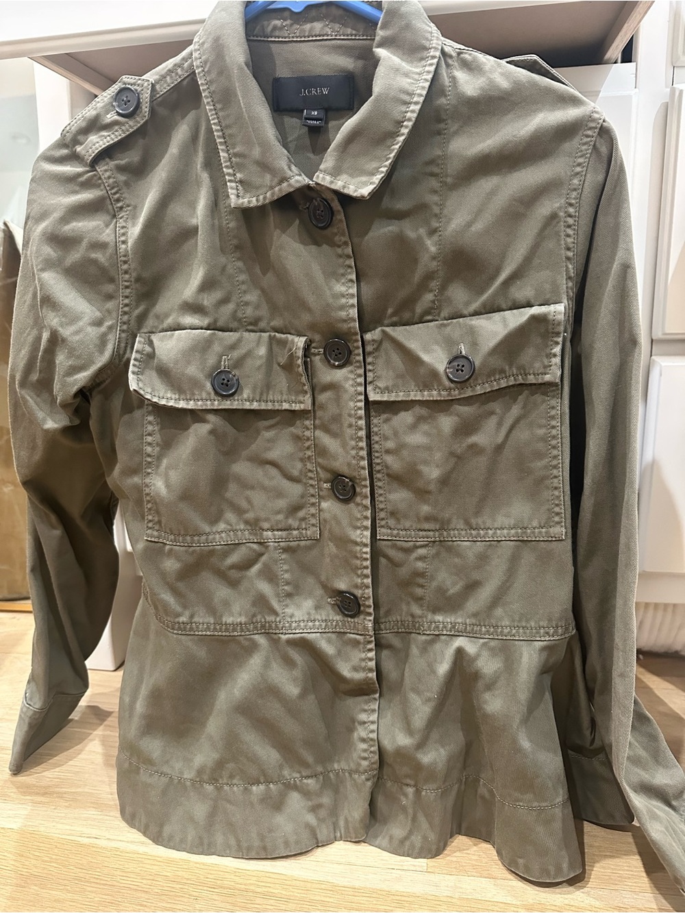 J.Crew Olive Utility Jacket